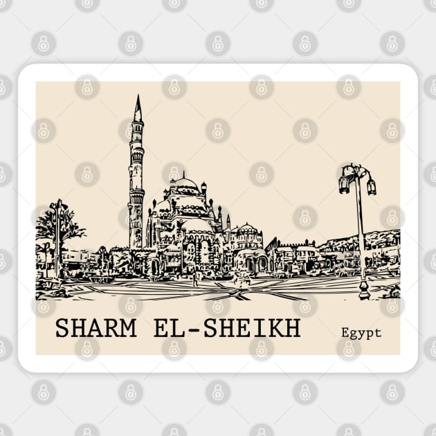 Sharm el-Sheikh Egypt Magnet by Lakeric